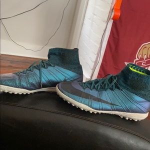 Nike High Top Indoor Cleats Merucural X series